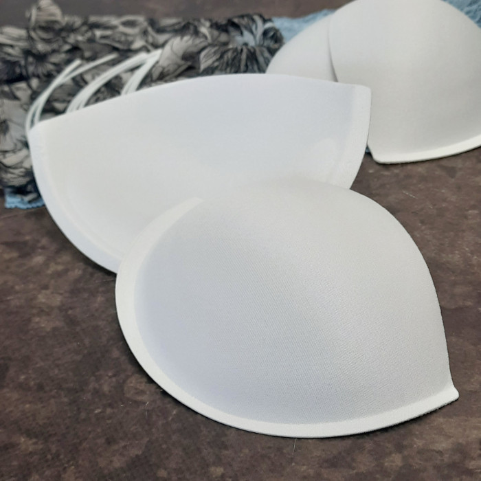 Корсетні чашки класичні з пушапом, розмір 80, білі