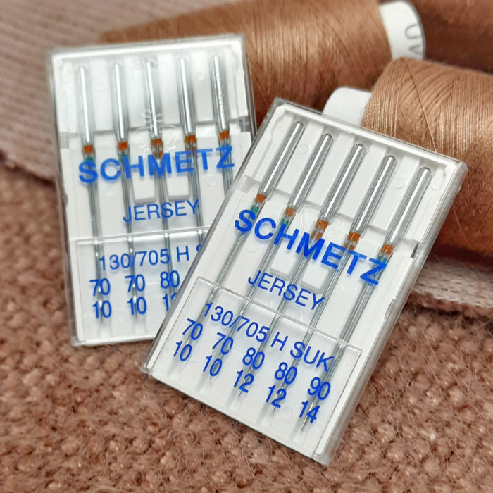 Голки Schmetz Jersey, MIX: 70(2), 80(2), 90(1) для джерсі