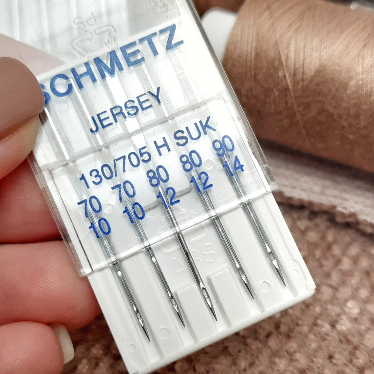 Голки Schmetz Jersey, MIX: 70(2), 80(2), 90(1) для джерсі