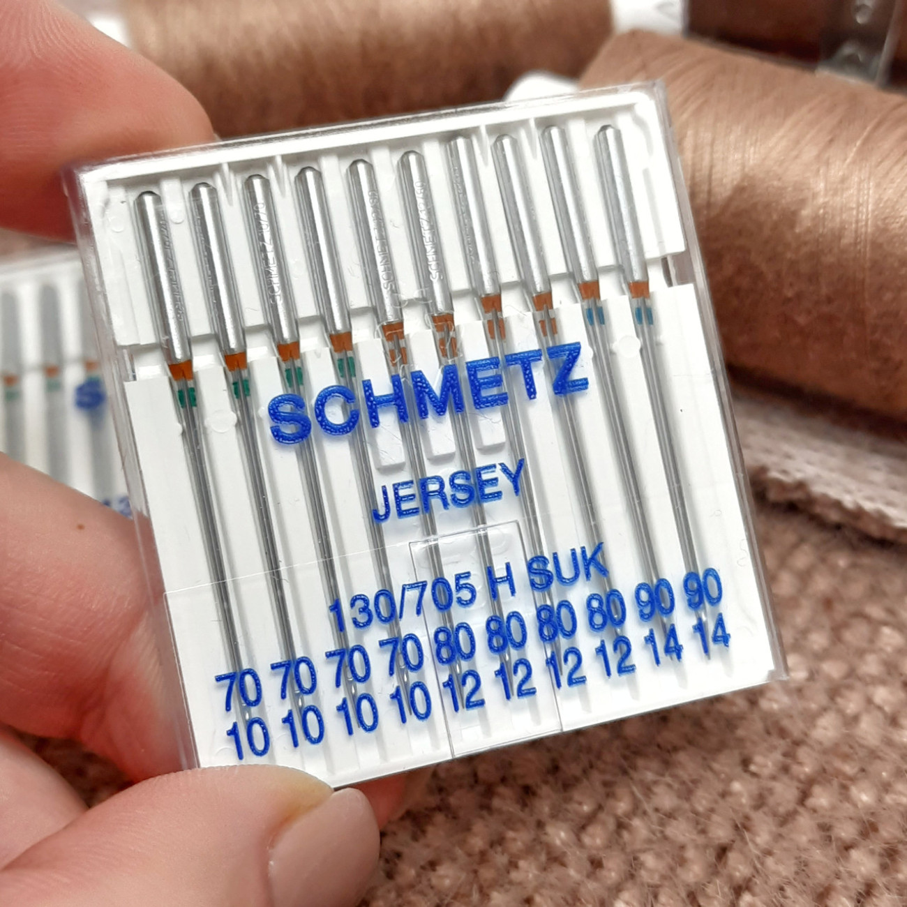 Голки Schmetz Jersey, MIX: 70(4), 80(4), 90(2) для джерсі