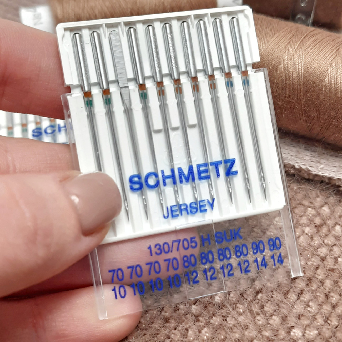 Голки Schmetz Jersey, MIX: 70(4), 80(4), 90(2) для джерсі