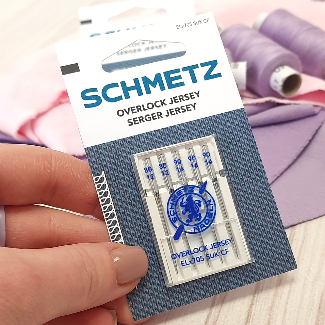 Голки Schmetz Overlock MIX: 80(2), 90(3) для еластичних тканин