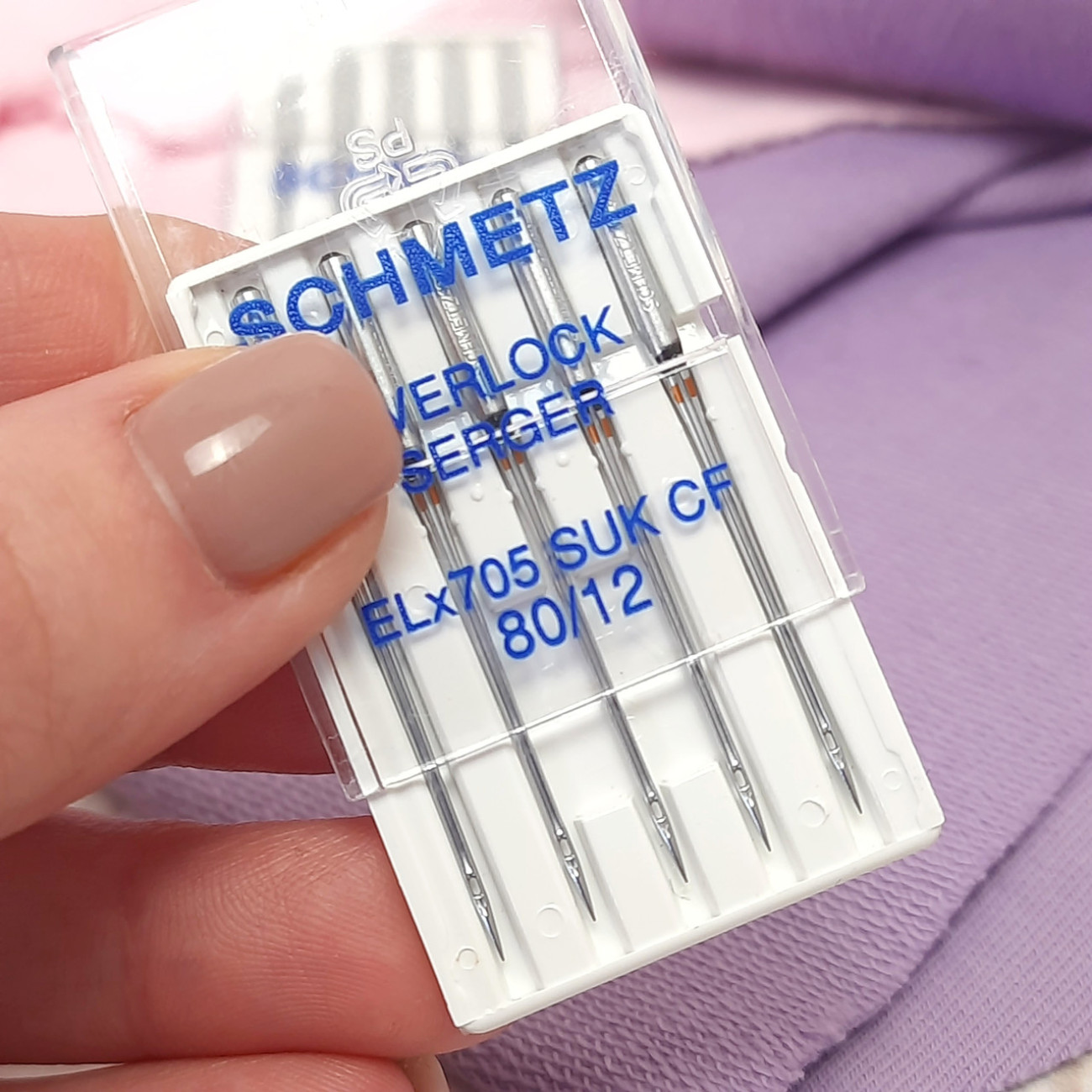 Голки Schmetz Overlock №80 для еластичних тканин