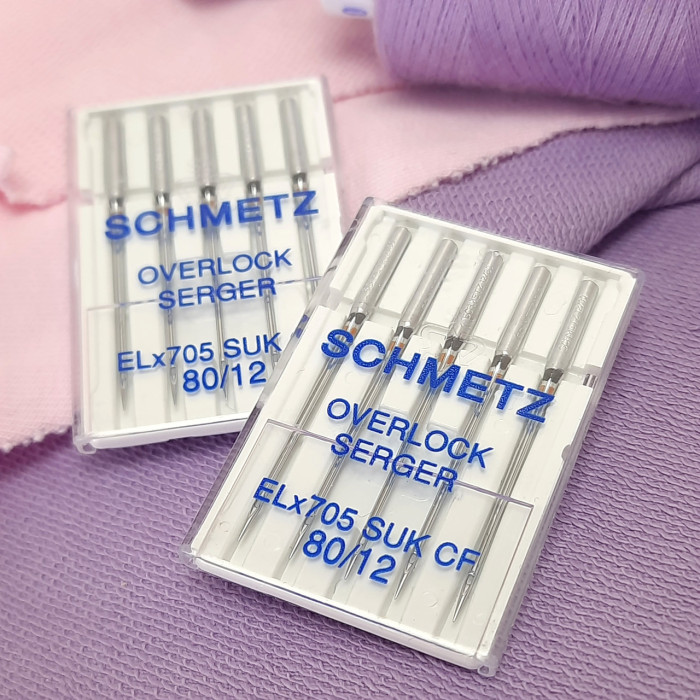 Голки Schmetz Overlock №80 для еластичних тканин