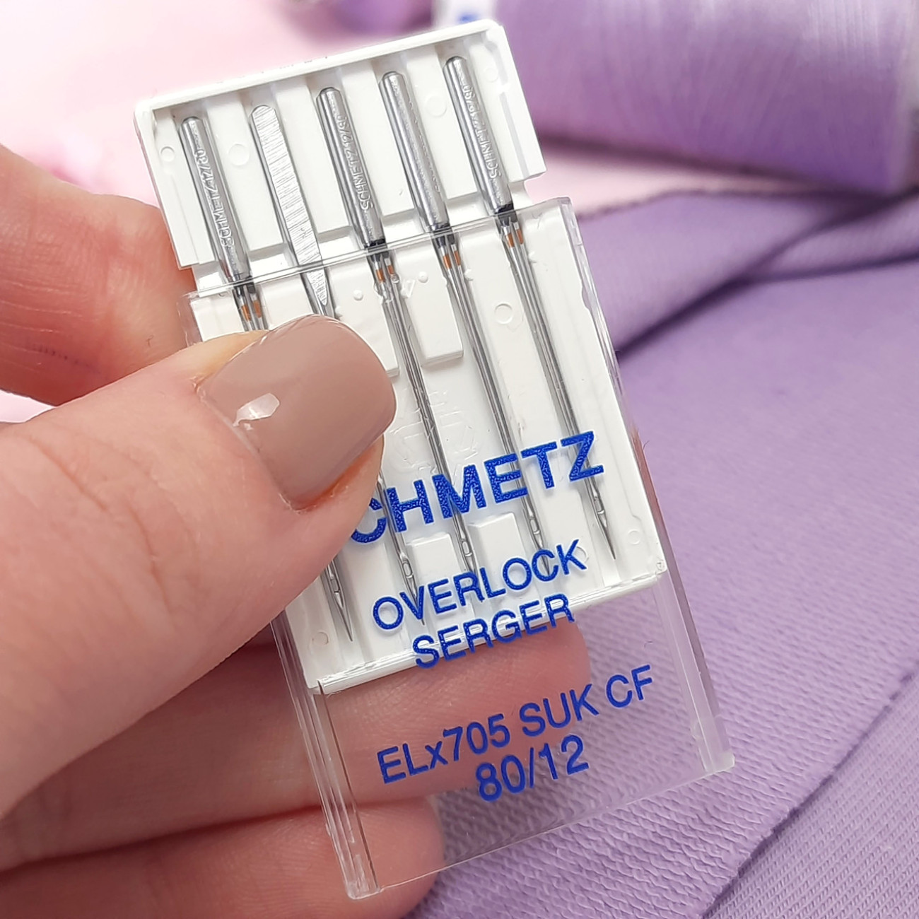 Голки Schmetz Overlock №80 для еластичних тканин