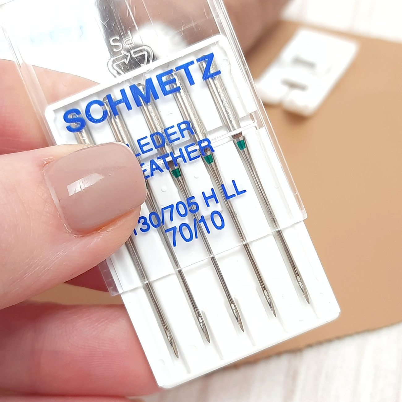 Голки Schmetz Leder Leather №70 для шкіри