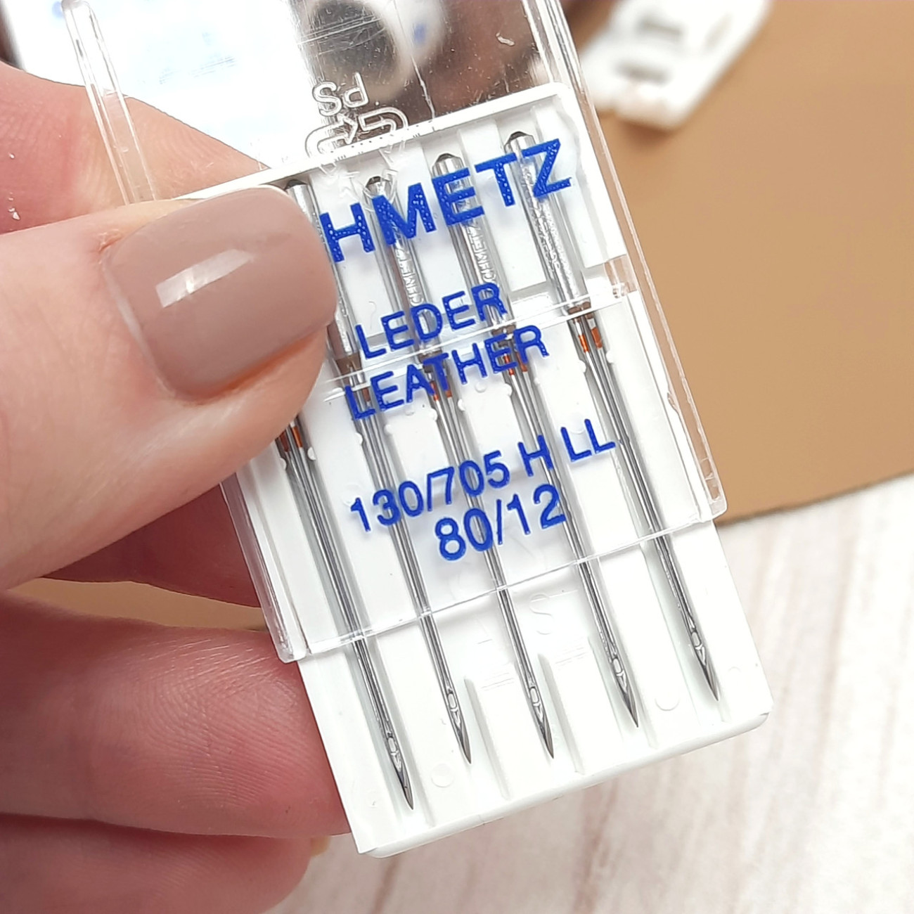 Голки Schmetz Leder Leather №80 для шкіри