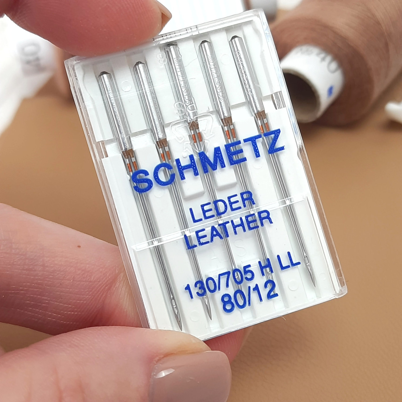 Голки Schmetz Leder Leather №80 для шкіри