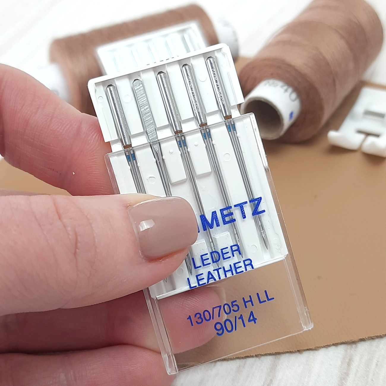 Голки Schmetz Leder Leather №90 для шкіри