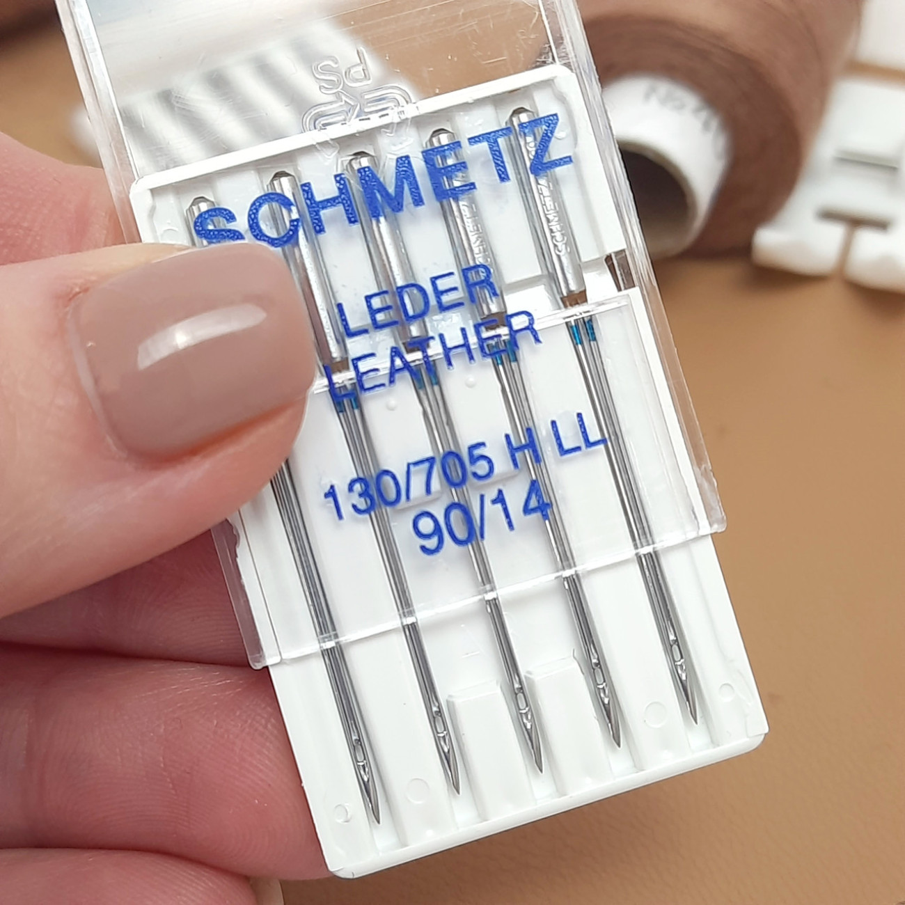 Голки Schmetz Leder Leather №90 для шкіри