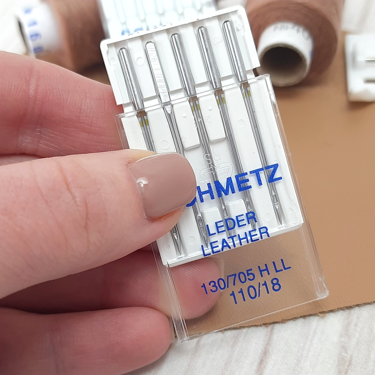 Голки Schmetz Leder Leather №110 для шкіри