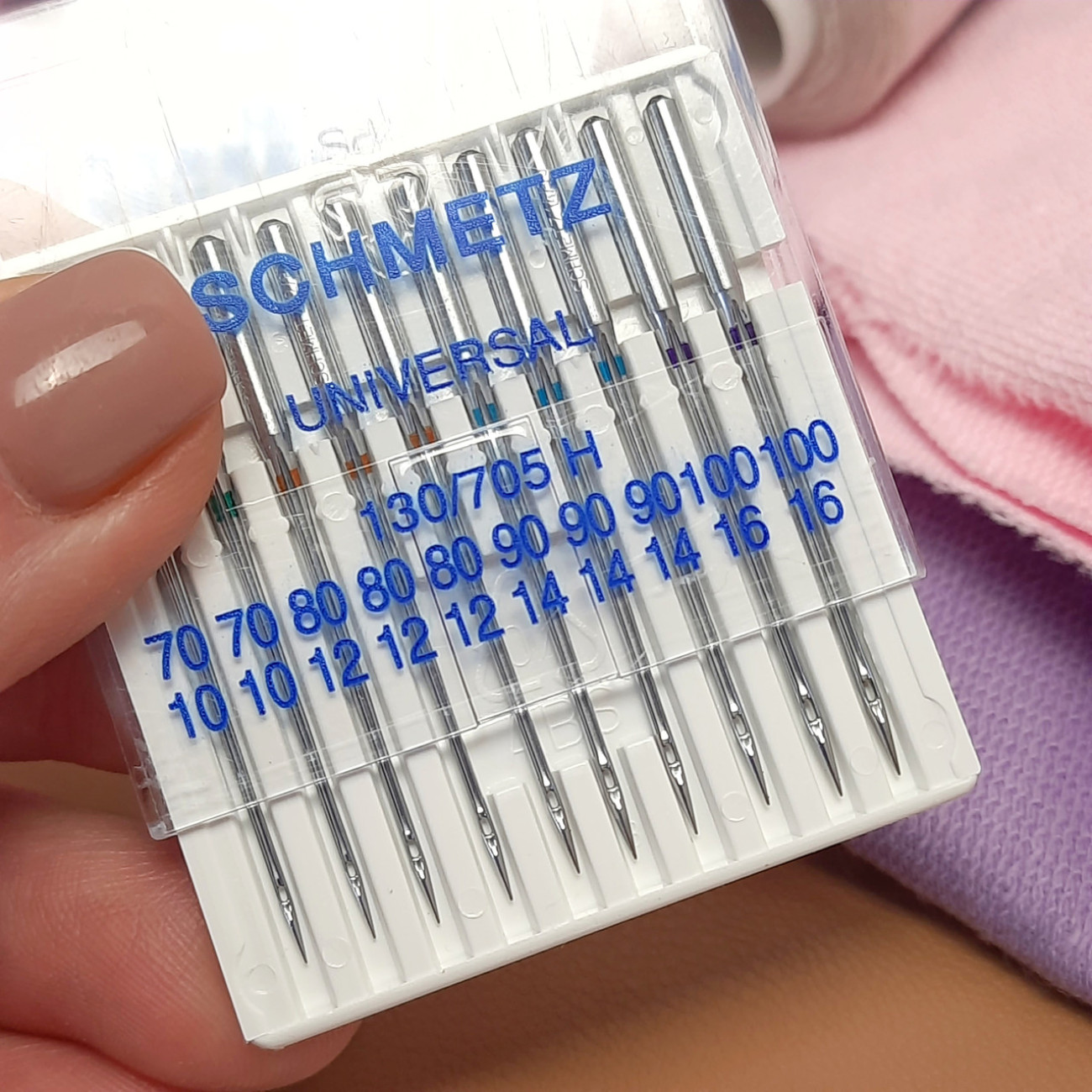 Голки Schmetz Universal, MIX: 70(2), 80(3), 90(3), 100(2)