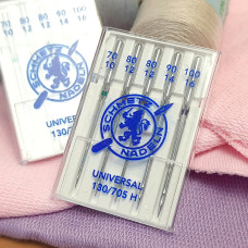 Голки Schmetz Universal, MIX: 70(1), 80(2), 90(1), 100(1)