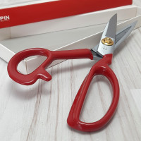 Ножиці кравецькі PIN-1084 (8 дюймів) з червоними ручками