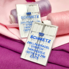 Голки Schmetz Stretch подвійна, №2,5/75 для еластичних тканин