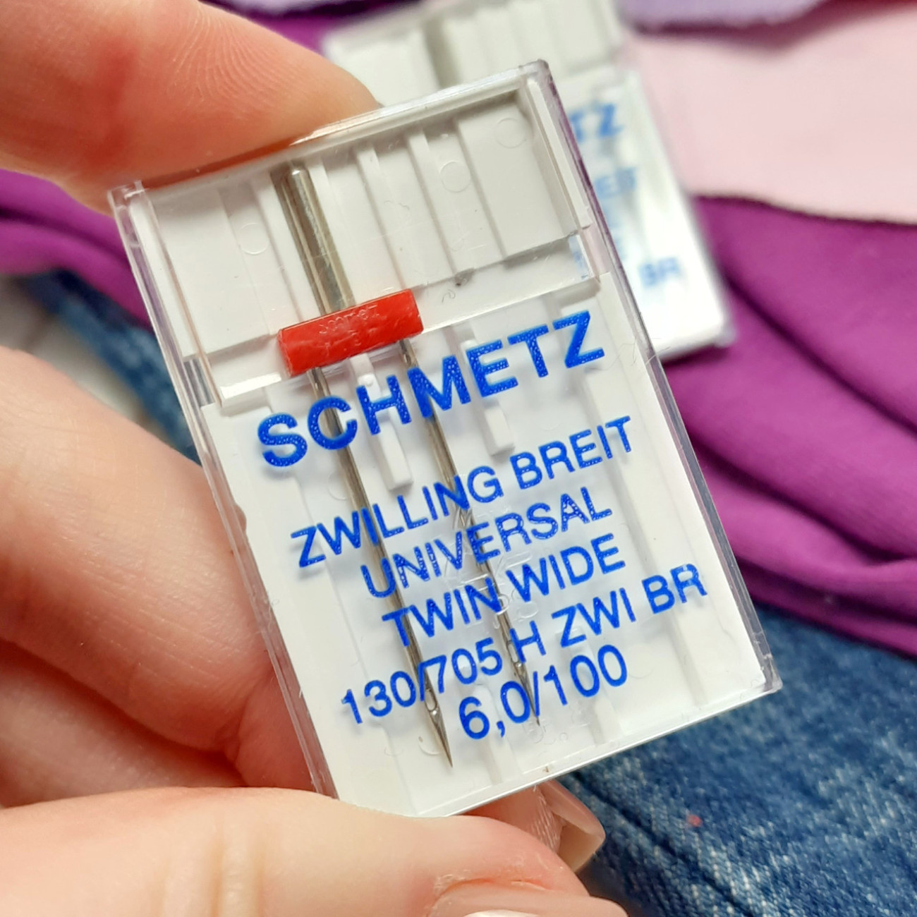 Голки Schmetz Universal подвійна, №6,0/100