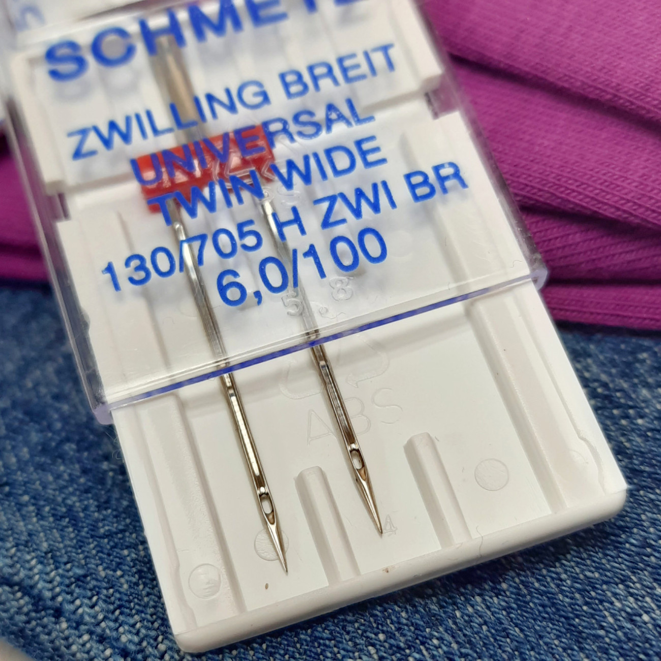 Голки Schmetz Universal подвійна, №6,0/100