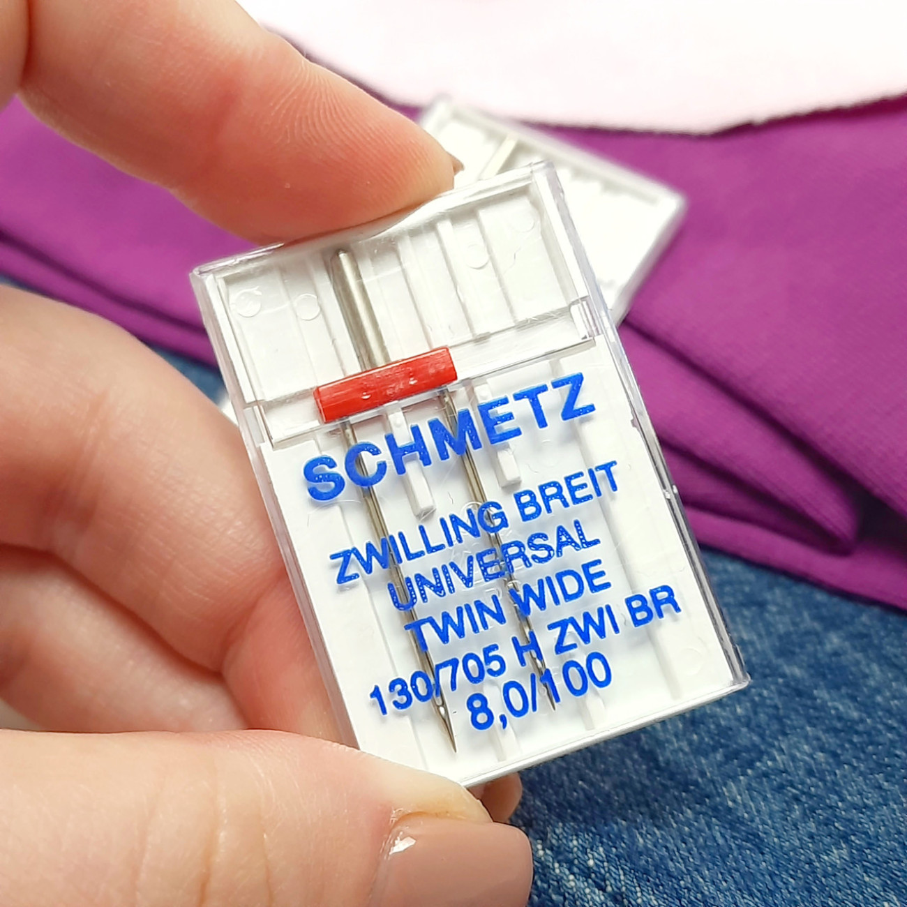 Голки Schmetz Universal подвійна, №8,0/100