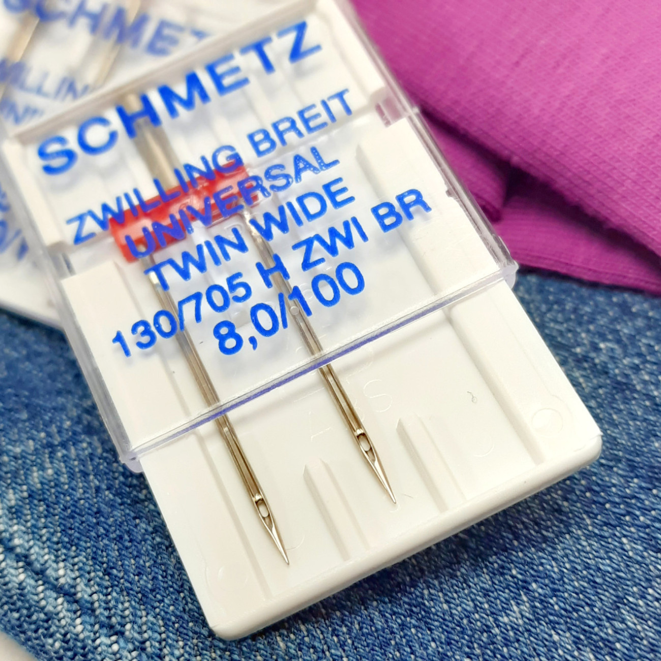 Голки Schmetz Universal подвійна, №8,0/100