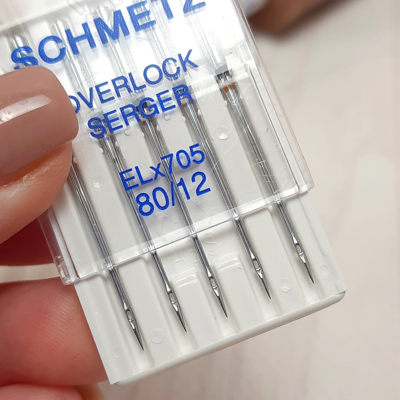 Голки Schmetz Overlock №80