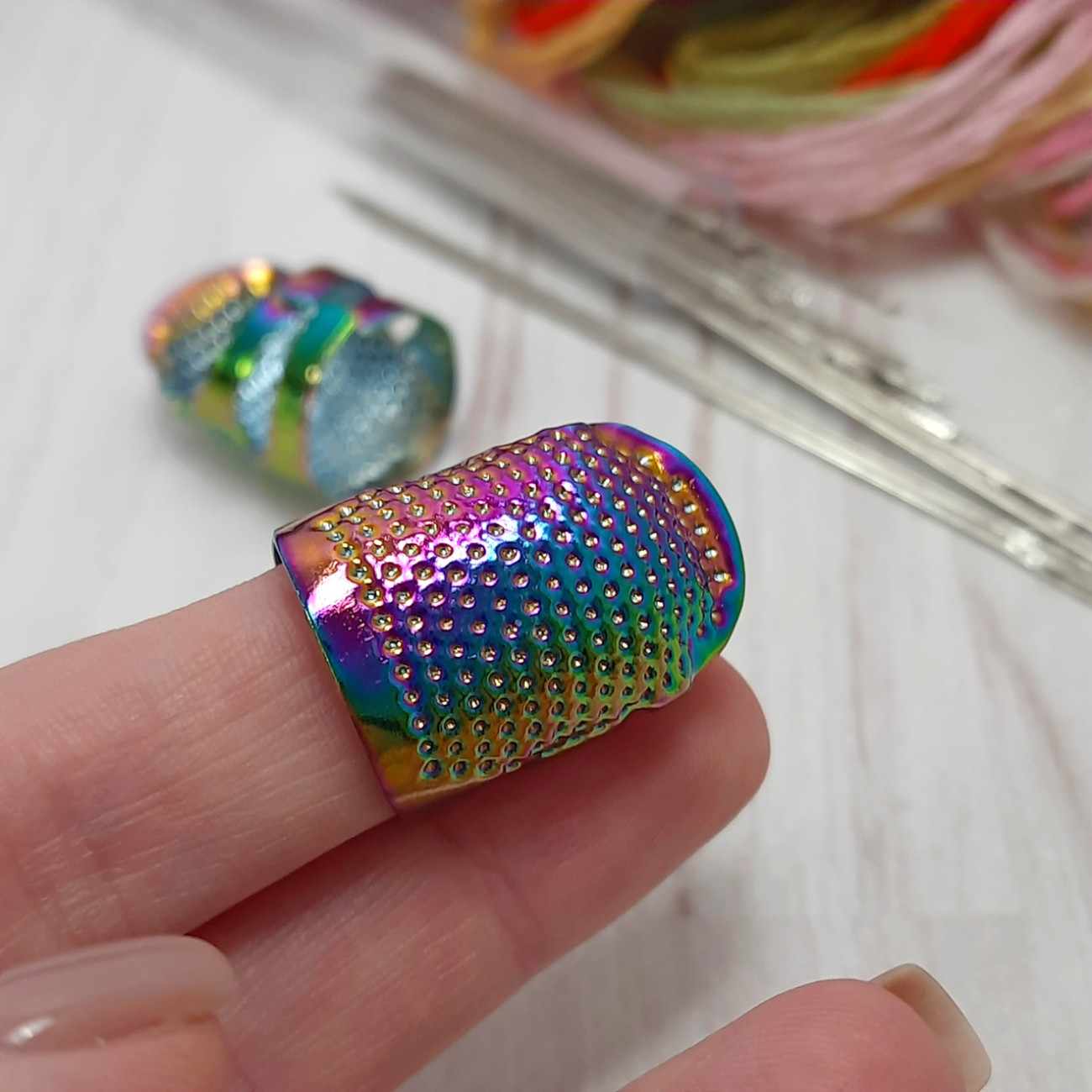 Наперсток відкритий, розмір М (мультиколор)