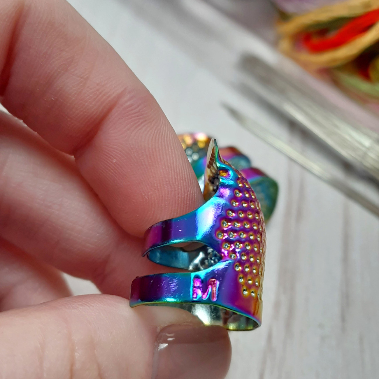 Наперсток відкритий, розмір М (мультиколор)