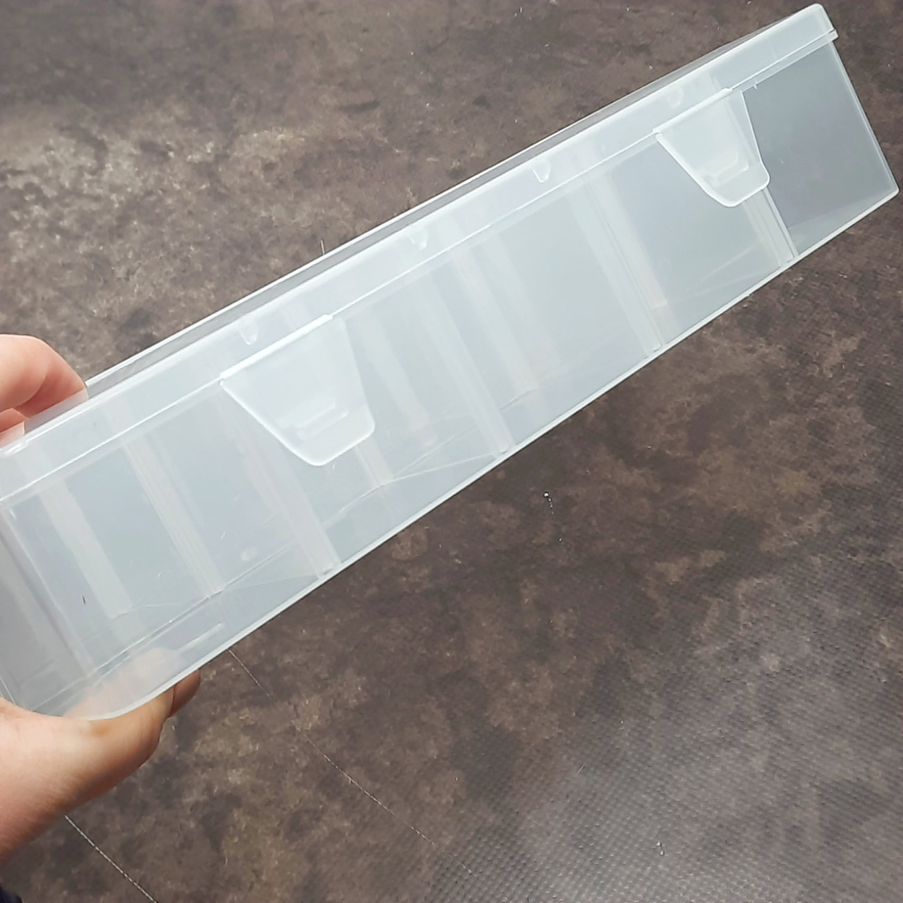 Органайзер - бокс  з комірками великий (15 шт), прозорий