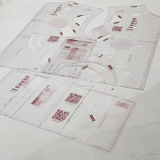 Набір базових лекал (спинка, пілочка, рукав)