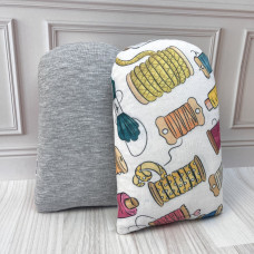 Кравецька подушечка для ВТО Needle Craft Прямокутна зі швейним малюнком