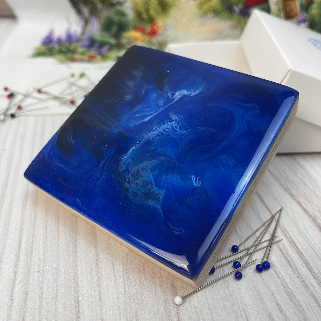 Гольниця магнітна з епоксидної смоли (синя)