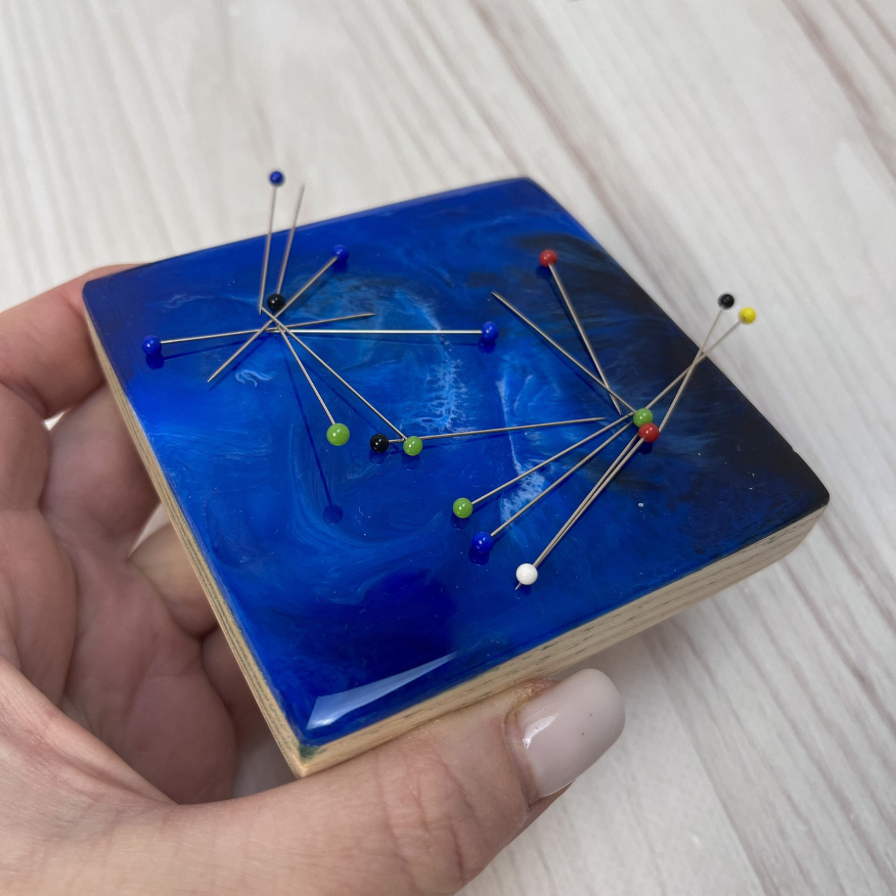 Гольниця магнітна з епоксидної смоли (синя)