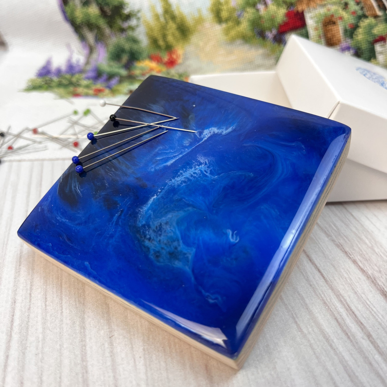 Гольниця магнітна з епоксидної смоли (синя)