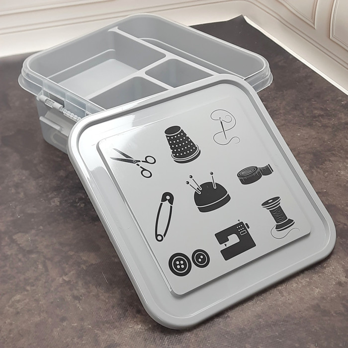 Органайзер для швейного приладдя, сірий