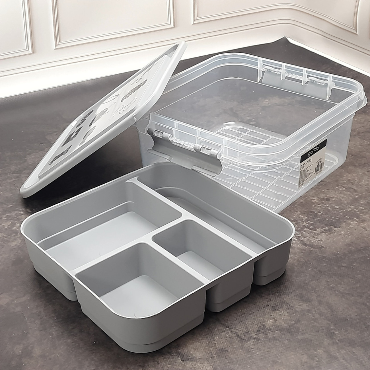 Органайзер для швейного приладдя, сірий