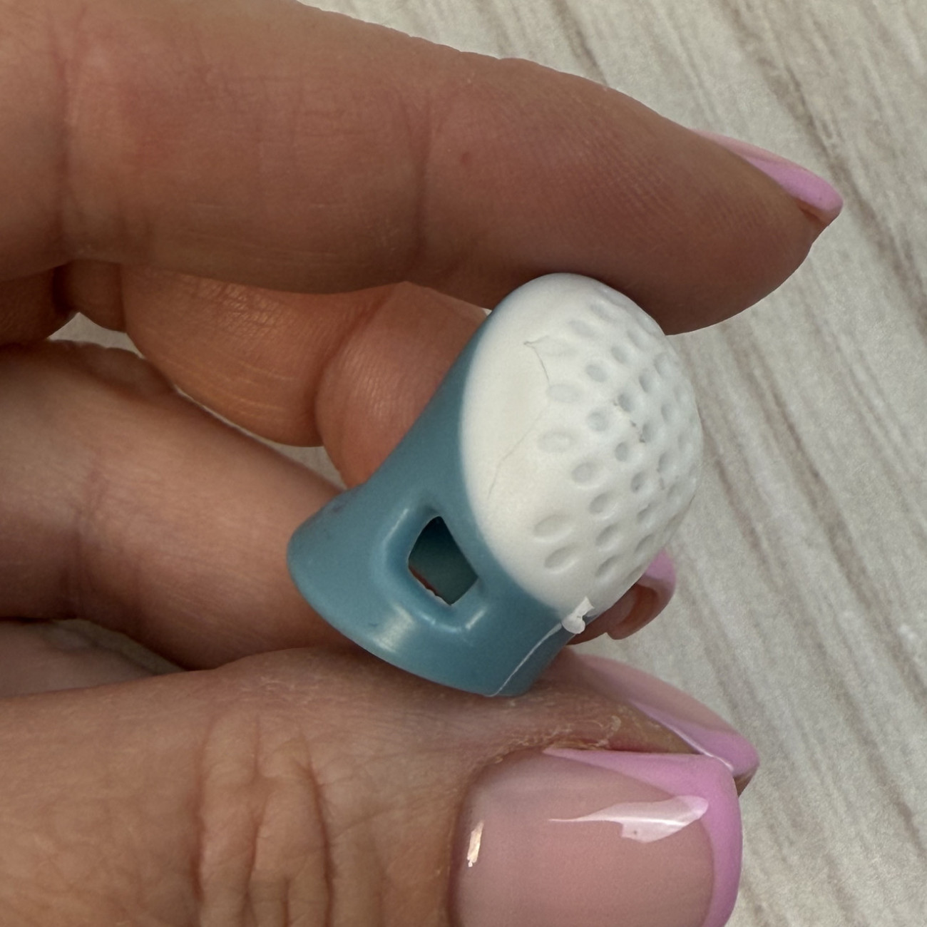 Наперсток силіконовий, розмір S (бірюзовий)