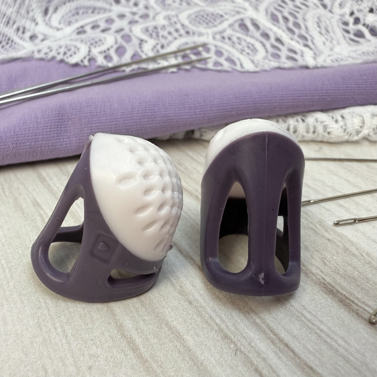 Наперсток силіконовий, розмір M (фіолетовий)