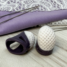 Наперсток силіконовий, розмір M (фіолетовий)