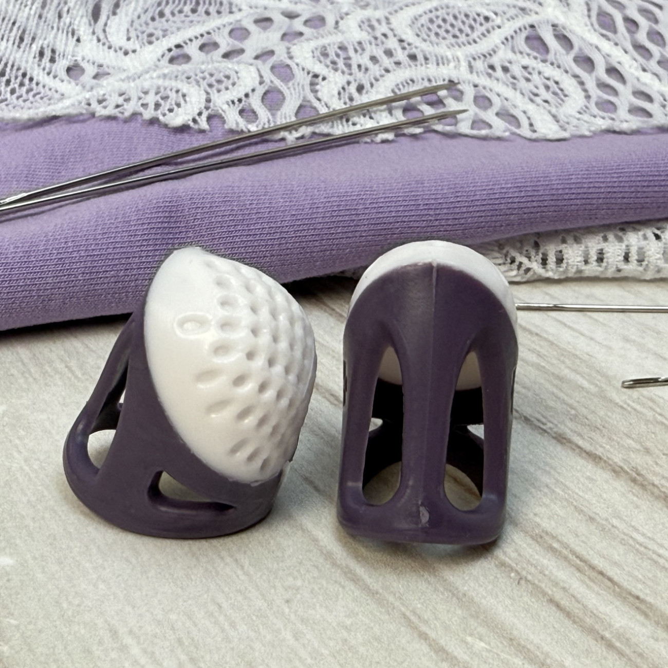 Наперсток силіконовий, розмір M (фіолетовий)