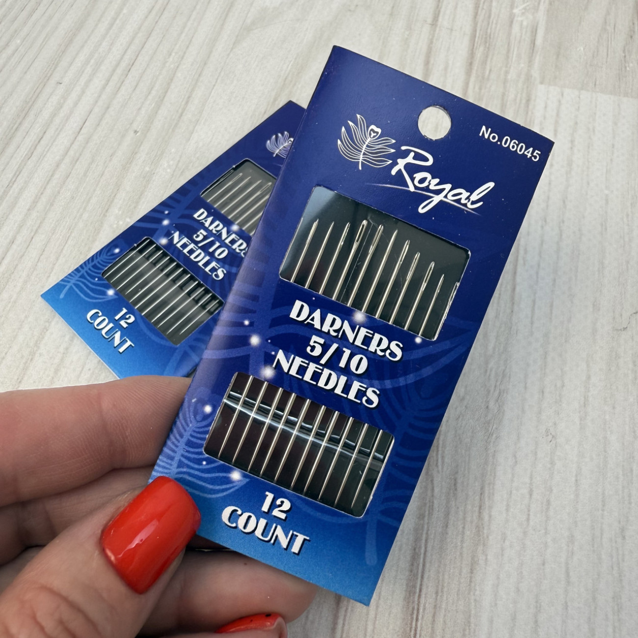 Голки для ручного шиття Royal, набір (12 шт)