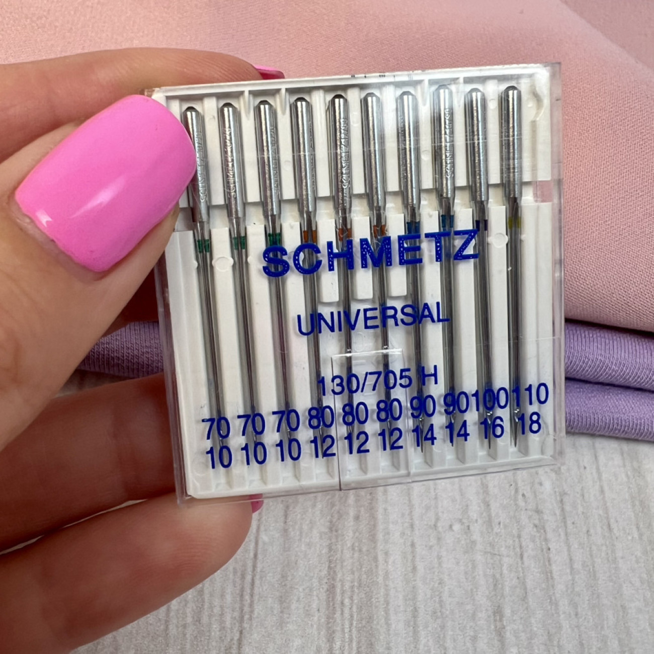 Голки Schmetz Universal, MIX: 70(3), 80(3), 90(2), 100(1), 110(1)