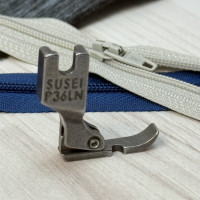 Лапка P36LN для вшивання блискавки одностороння вузька, ліва для промислових швейних машин