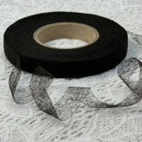 Павутинка клейова 15 мм, моток 100 м, чорна