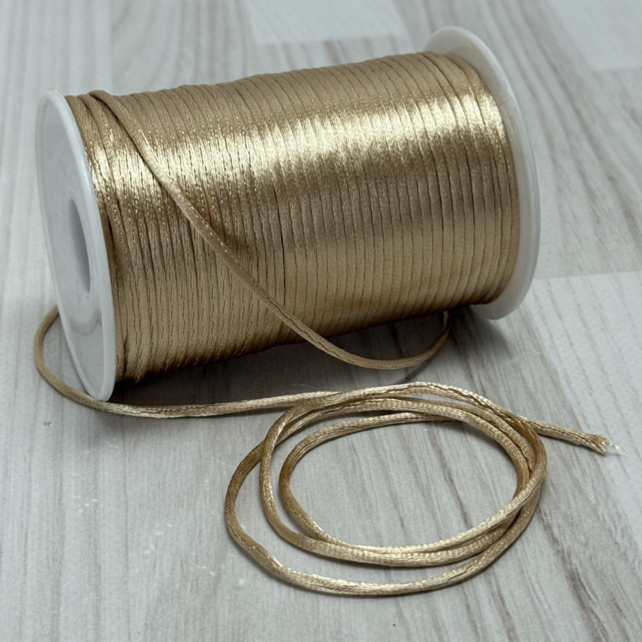 Шнур корсетний 3 мм, бежевий