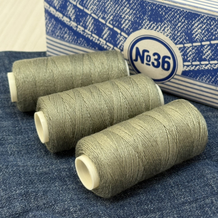 Нитки для джинсу, сірі