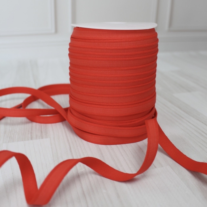 Тунельна стрічка для корсетів і білизни червона 1 см — купити для шиття