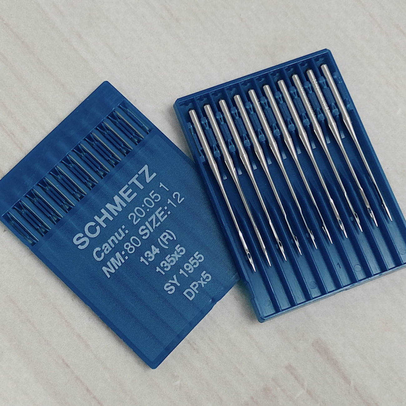 Голки Schmetz 134R (DPx5) №80 з товстою колбою для промислових машин