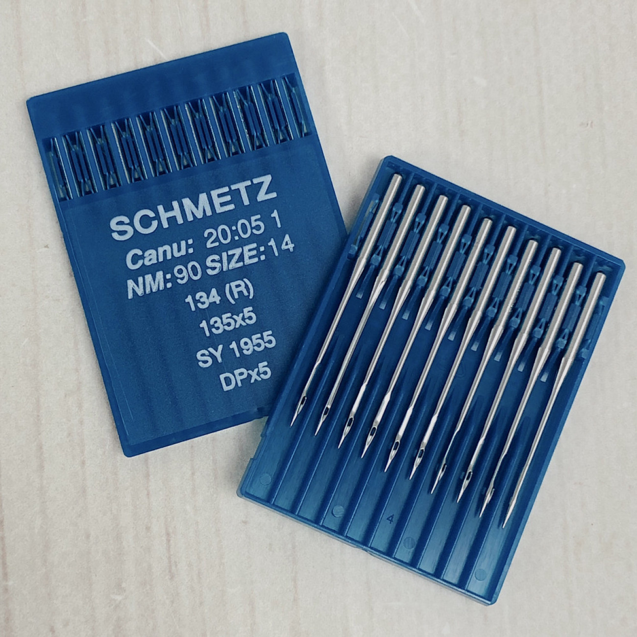 Голки Schmetz 134R (DPx5) №90 з товстою колбою для промислових машин