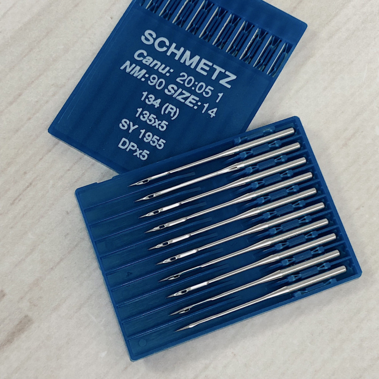 Голки Schmetz 134R (DPx5) №90 з товстою колбою для промислових машин