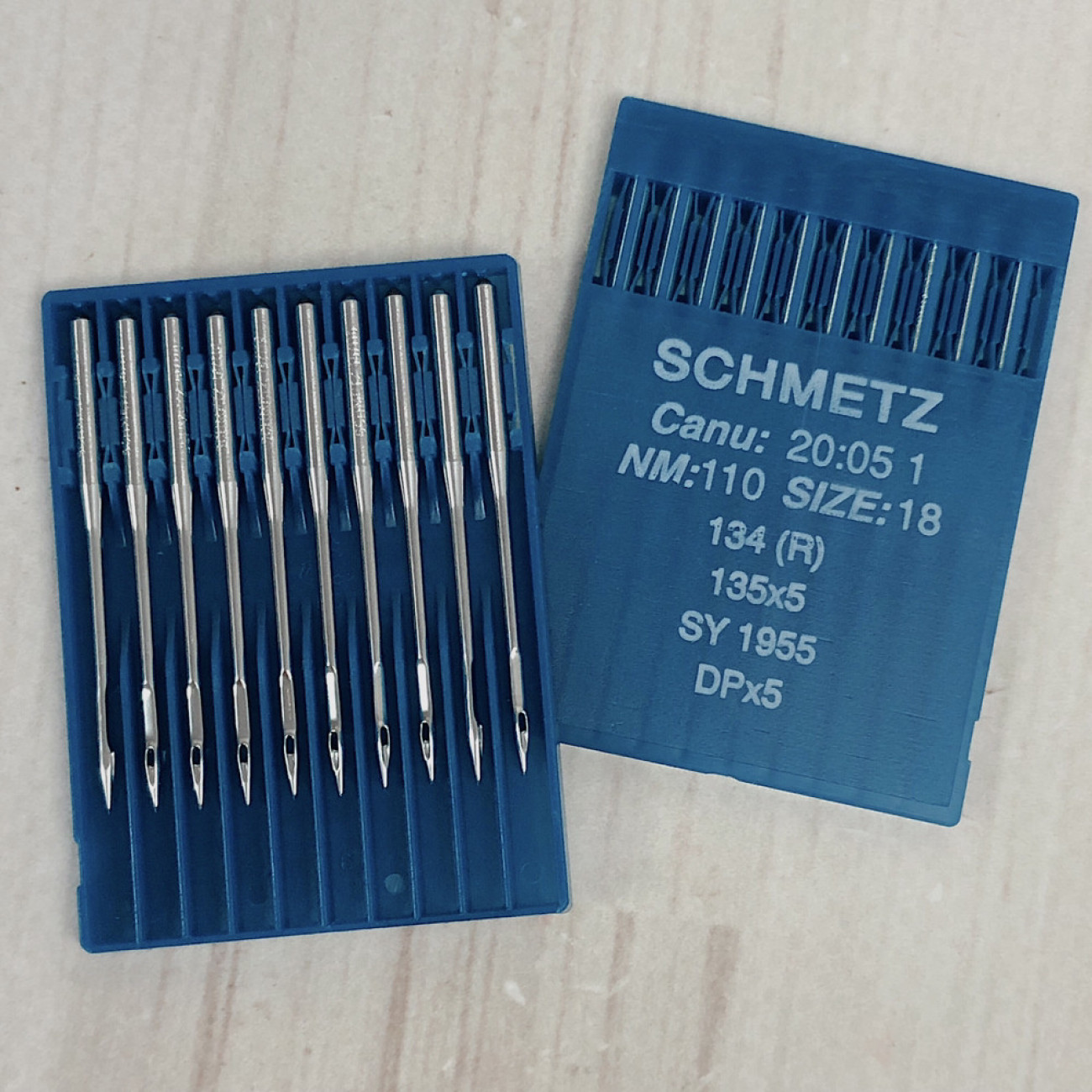 Голки Schmetz 134R (DPx5) №110 з товстою колбою для промислових машин