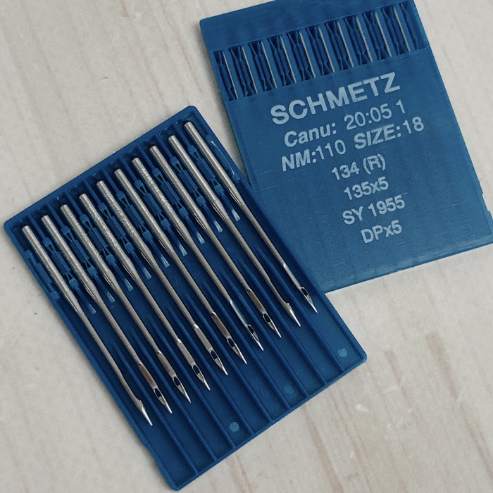 Голки Schmetz 134R (DPx5) №110 з товстою колбою для промислових машин